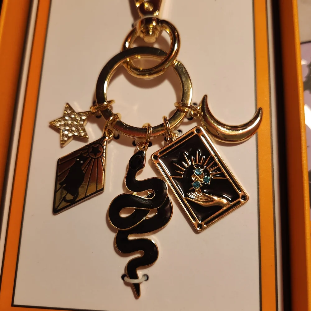 True To Form Halloween Theme Bag Charm Keychain